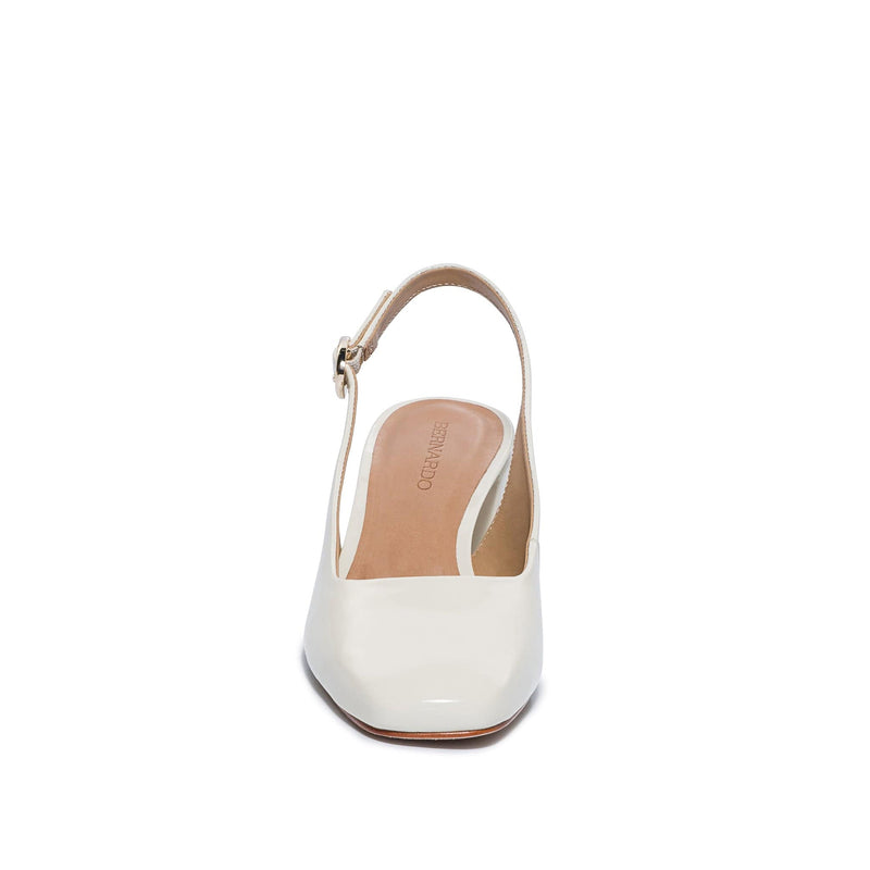 Bernardo Alexia Slingback Pumps Dame Hvite | TXE2493JO