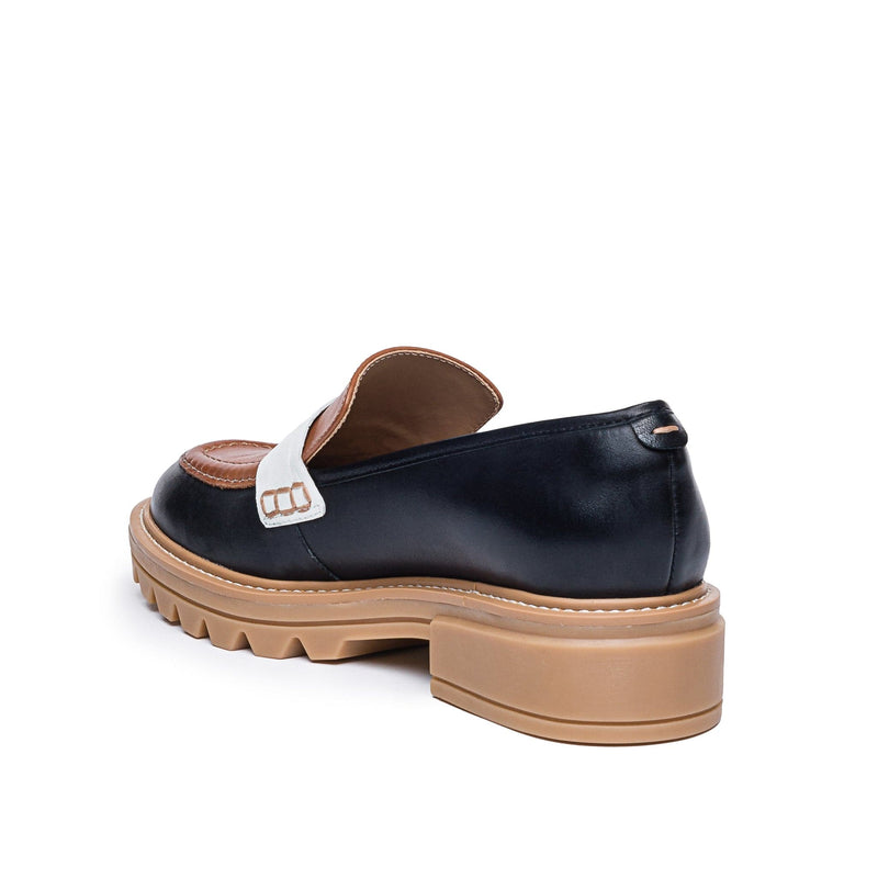 Bernardo Chandler Lug-Sole Loafers Dame Svarte Mørke Brune | ACY1257YU