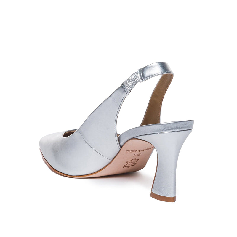 Bernardo Felicity Slingback Pumps Dame Sølv | RMN5862BI