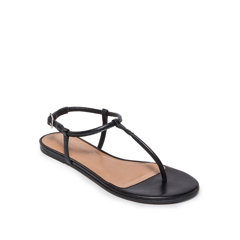 Bernardo Haven Thong Flate Sandaler Dame Svarte | RMV7940KR