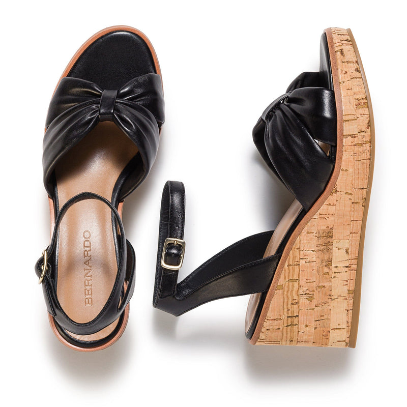 Bernardo Kearny Kile Sandaler Dame Svarte | LQP639PV