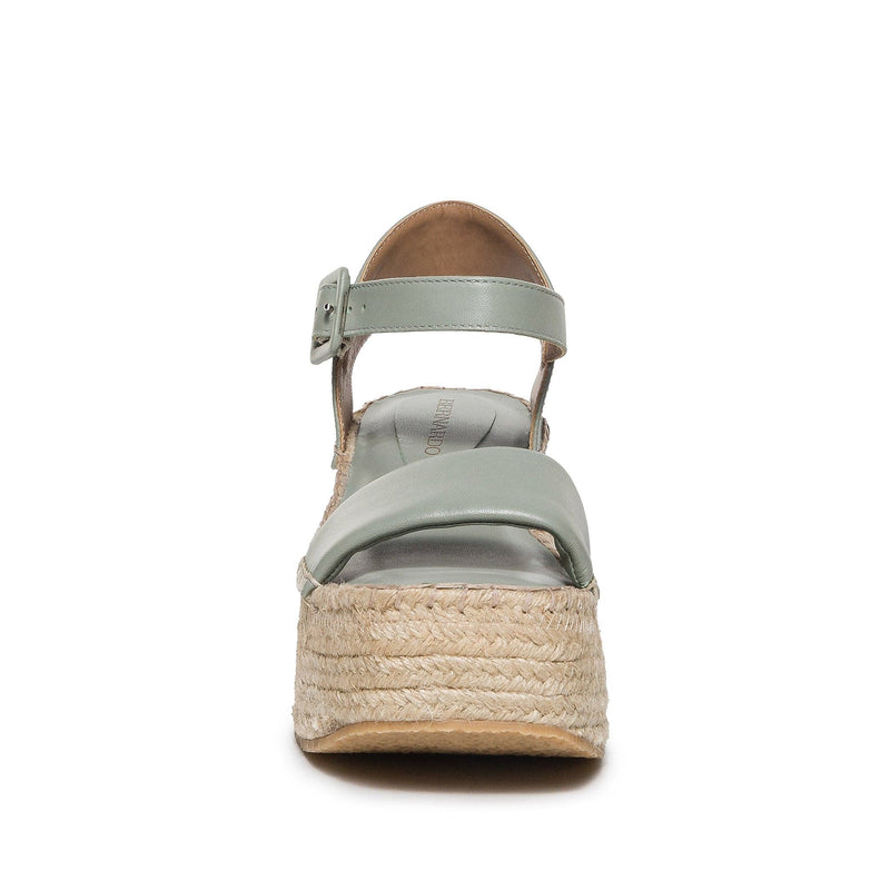 Bernardo Mallorca Espadrille Platåsandaler Dame Lyse Grønn | YKY1664OM