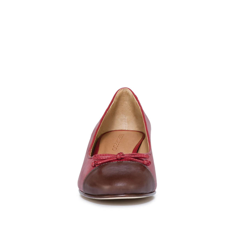 Bernardo Marisol Ballerina Pumps Dame Mørke Rød Sjokolade | SCP2488IX