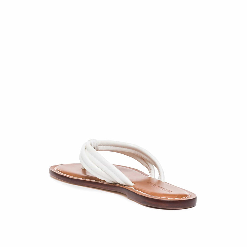 Bernardo Miami Thong Slidesandaler Dame Hvite | CHZ6548SD