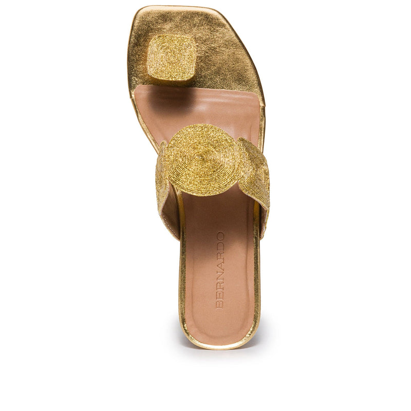 Bernardo Palermo Flate Sandaler Dame Gull | IXZ5734LL