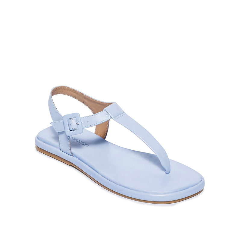 Bernardo Tucson T-Strap Flate Sandaler Dame Blå | WGQ3182VB