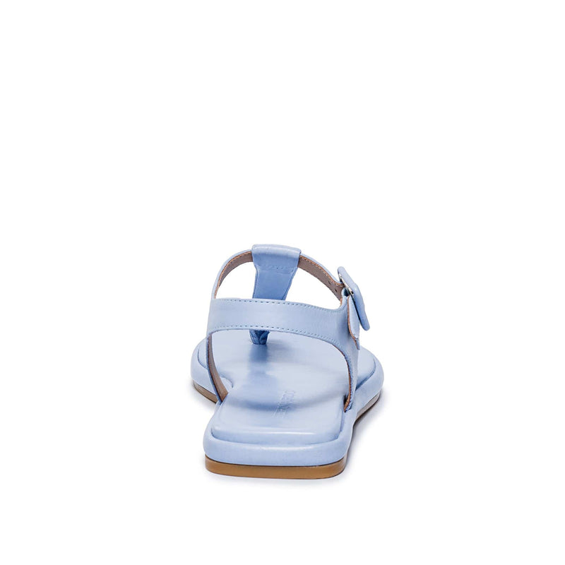 Bernardo Tucson T-Strap Flate Sandaler Dame Blå | WGQ3182VB